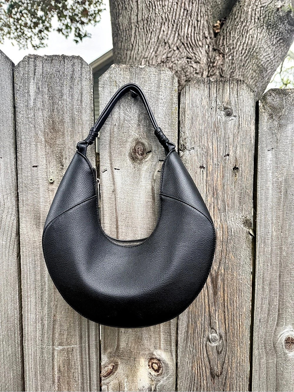 Mango Black Hobo Bag